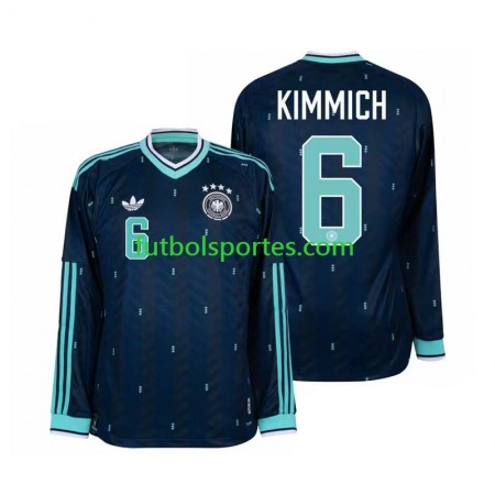 Camiseta Alemania Joshua Kimmich 6 Segunda Equipación Copa Mundo 2026 Manga Larga Camiseta Alemania Joshua Kimmich 6 Segunda Equipación Copa Mundo 2026 Manga Larga